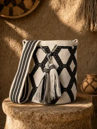Mochila Wayuu Contraste Guajiro – Image 1