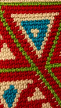 Mochila Wayuu Coral del Desierto – Image 8