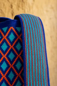 Mochila Wayuu Azul Amanecer – Image 7