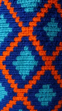 Mochila Wayuu Azul Amanecer – Image 8