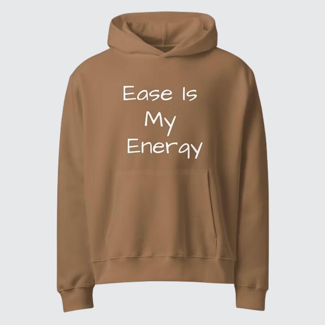 Ease Is My Energy Oversized Statement Hoodie – Image 3