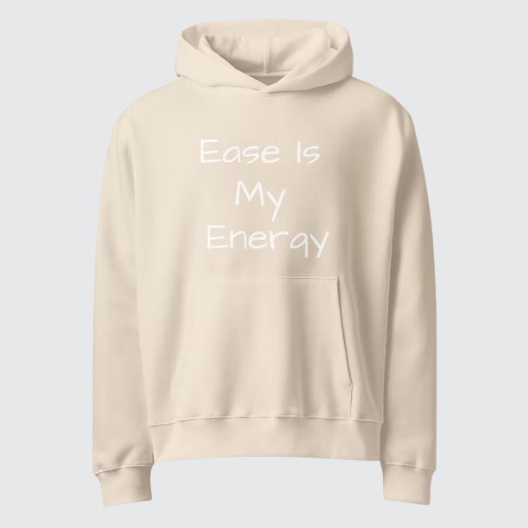 Ease Is My Energy Oversized Statement Hoodie – Image 4