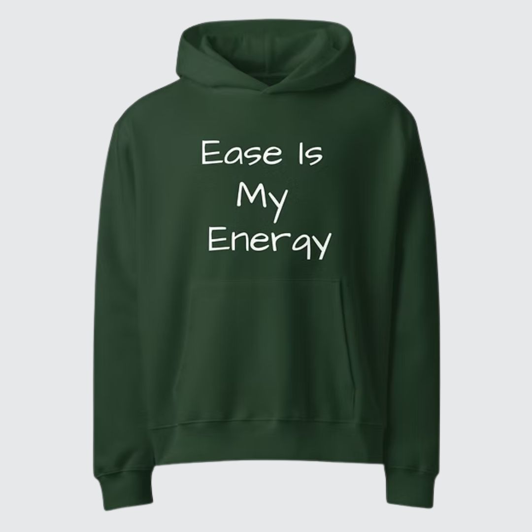 Ease Is My Energy Oversized Statement Hoodie – Image 2
