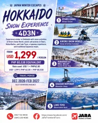 Japan Hokkaido Snow Experience 4D3N Dec 2026 - Feb 2027 – Image 1