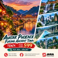 China Avatar Phoenix Furong Ancient Town 7D6N Nov 2026 - Apr 2027 – Image 1