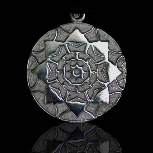 Geopathic Stress Harmonizer Pendant – 14K White Gold
