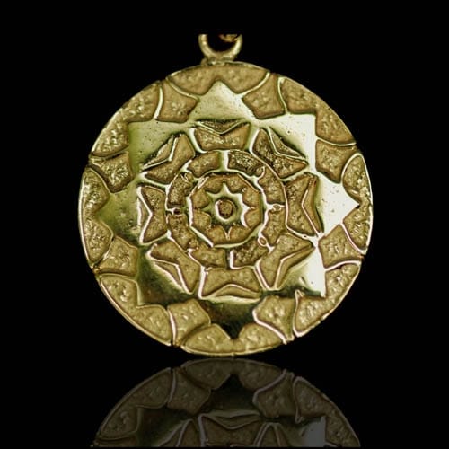 Geopathic Stress Harmonizer Pendant – 14K Gold