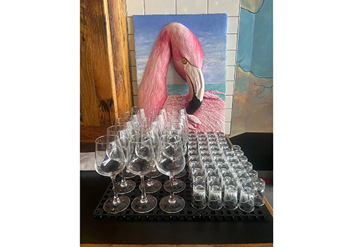 Le Flamante Rose (18” x 24”) – Image 2