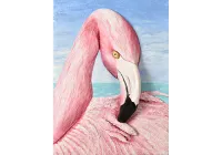 Le Flamante Rose (18” x 24”) – Image 1