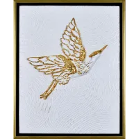 Golden Heron (11” x 14”) – Image 1