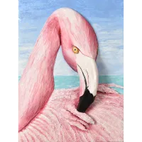 Le Flamante Rose (18” x 24”) – Image 2
