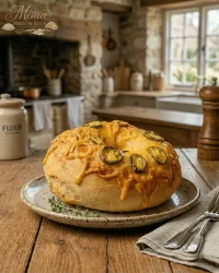 Jalapeño Cheddar Bagel – Image 2