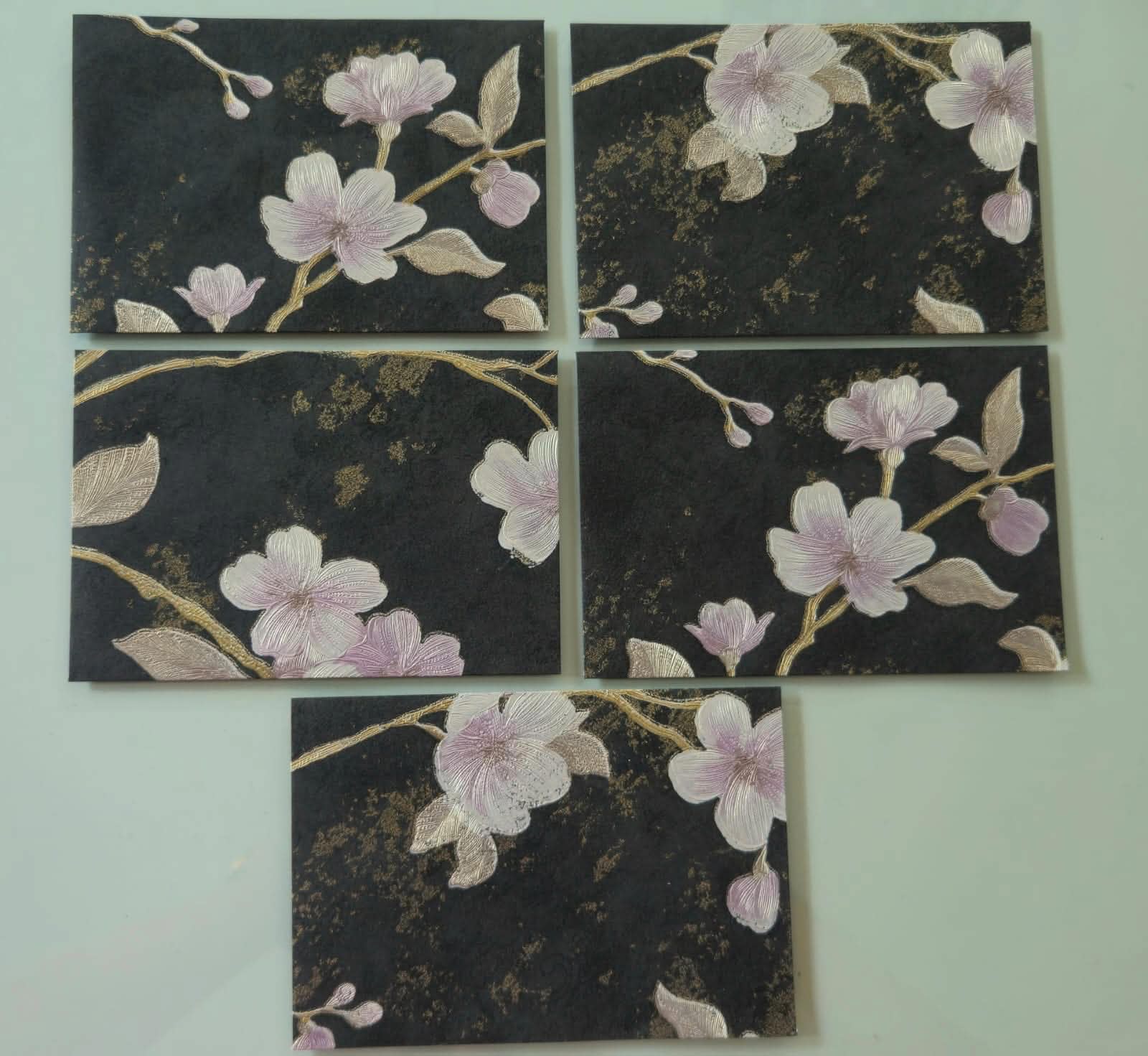 Embossed Envelopes - Black – Image 1