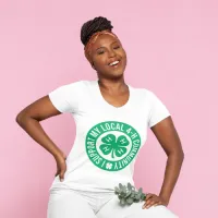 I Support My Local 4-H Tee – Small, White, Gildan 5000