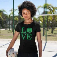 Green Love Clover 4-H – Small, Black, Gildan 5000