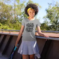 Ain't No Tired Like Fair Week Youth Tee – Large, Grey, Gildan 5000