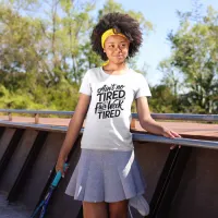 Ain't No Tired Like Fair Week Youth Tee – Large, White, Gildan 5000