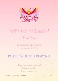 People Pleaser – Your First Step – Image 1