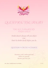 Self-Doubter – Your First Step – Image 1