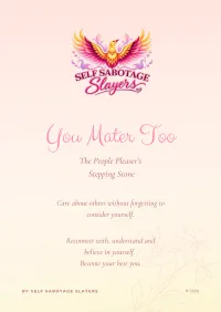 You Matter Too - The People Pleasers Stepping Stone – Image 1
