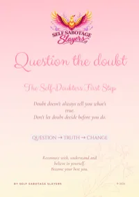 Self-Doubter – Your First Step – Image 1