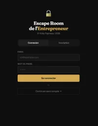 BIENTÔT-Application L'escape room de L'entrepreneur – Image 1