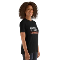 For God So Loved Sunnyside T-Shirt Black – Image 3