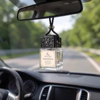 Black Top Car Diffuser – Premium Hanging Air Freshener – 8 ml – Tropical Serenity