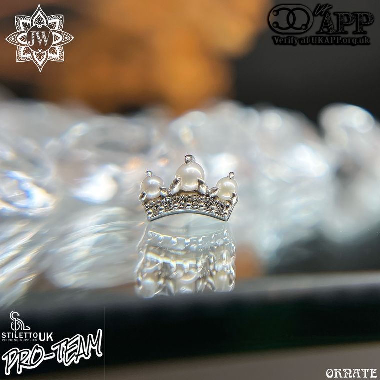Buddha Jewelry Official - The Vow with Fresh Water Pearl 14k White Gold – Image 1