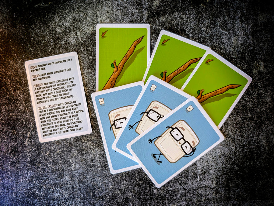 White Chocolate S'mores Galore Promo Cards – Image 1
