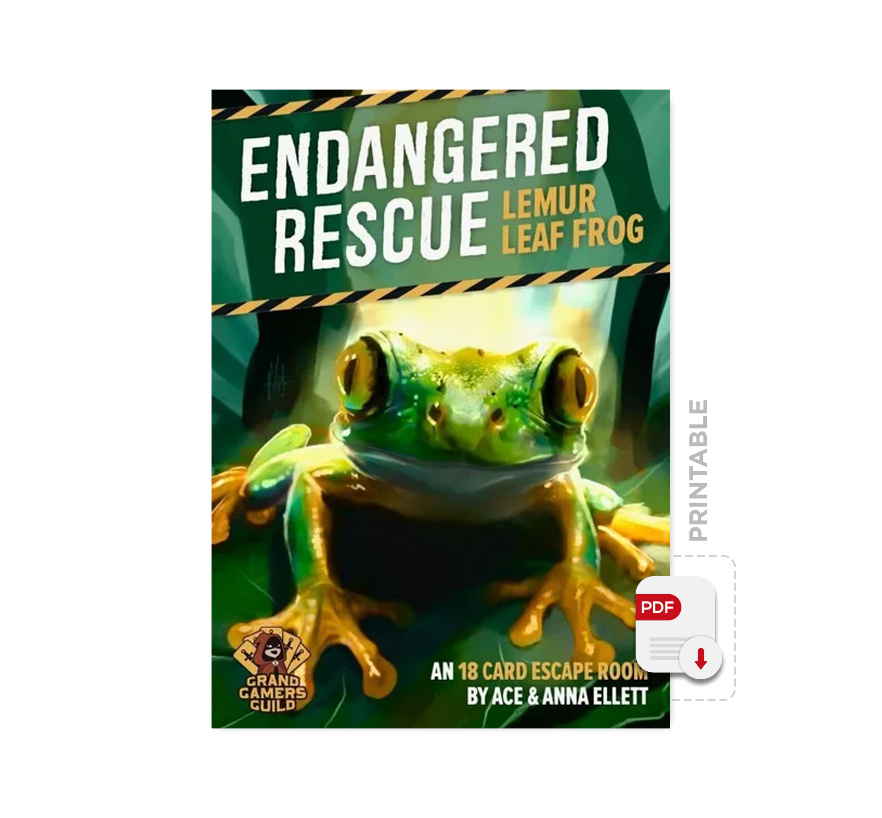 Endangered Rescue: Lemur Leaf Frog (Printable) – Image 1