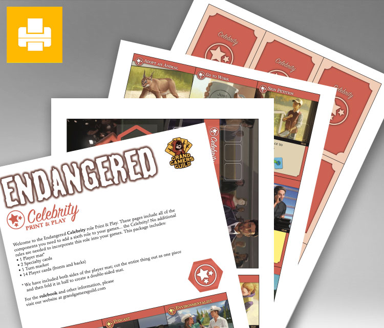Endangered: Celebrity (Printable) – Image 1