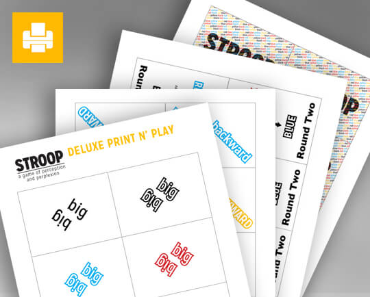 Stroop Deluxe (Printable) – Image 2
