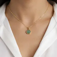 The Hexa Aventurine Necklace – Image 2