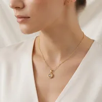The Solis Rose Quartz Necklace – Image 2