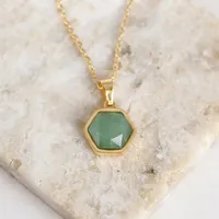 The Hexa Aventurine Necklace – Image 1