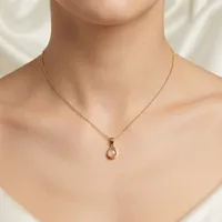 The Aurea Rose Quartz Necklace – Image 2