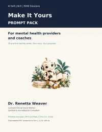 AI Soft Life® Make It Yours Prompt Pack – Image 1