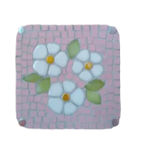 Floral trio on Pink – Image 1