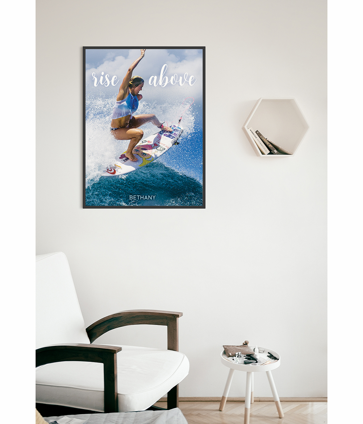 18"x24" Poster: Rise Above – Image 1