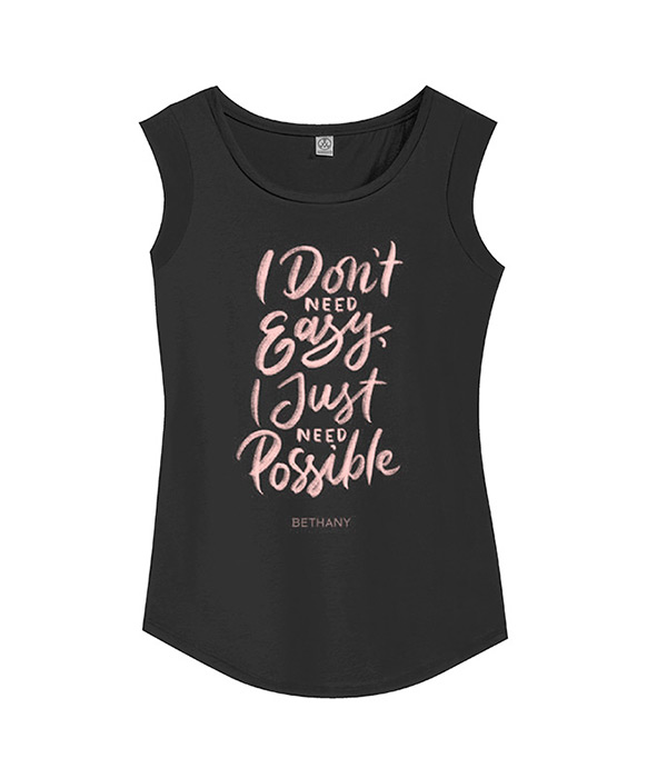 I Don't Need Easy Cap Sleeve Tee – Image 2
