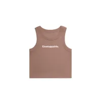 Womens Cropped Tank — Unstoppable – Image 2