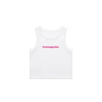 Womens Cropped Tank — Unstoppable – Image 1