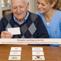 Fishing or Knitting? – Large-Print Word Sorting Dementia Activity – Image 3