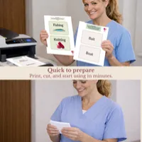 Fishing or Knitting? – Large-Print Word Sorting Dementia Activity – Image 4