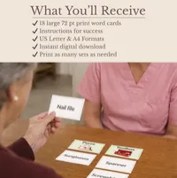 Purse or Toolbox? – Large-Print Word Sorting Dementia Activity – Image 2