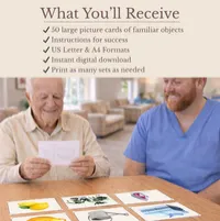 Tool & Task Picture Matching – Printable Dementia Activity – Image 2
