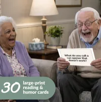Printable Joke Cards – Large-Print Dementia Reading Activity – Image 1