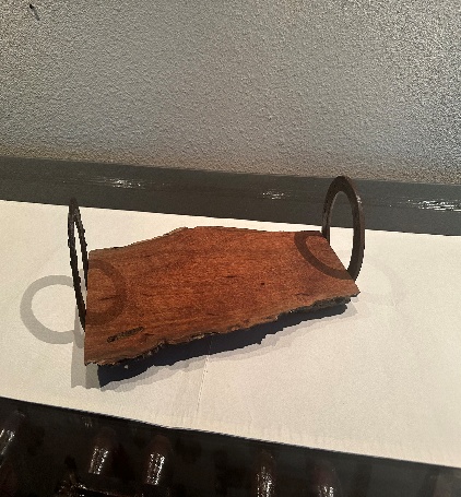 Serving Board with Horseshoe Handles – Image 1