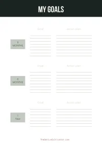 Goal & Productivity Planner - FREE PDF Download – Image 5